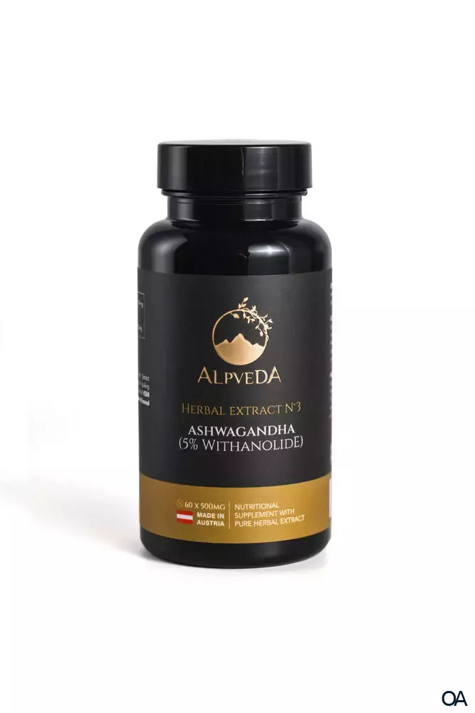 Alpveda Ashwagandha 5% Withanolide Kapseln