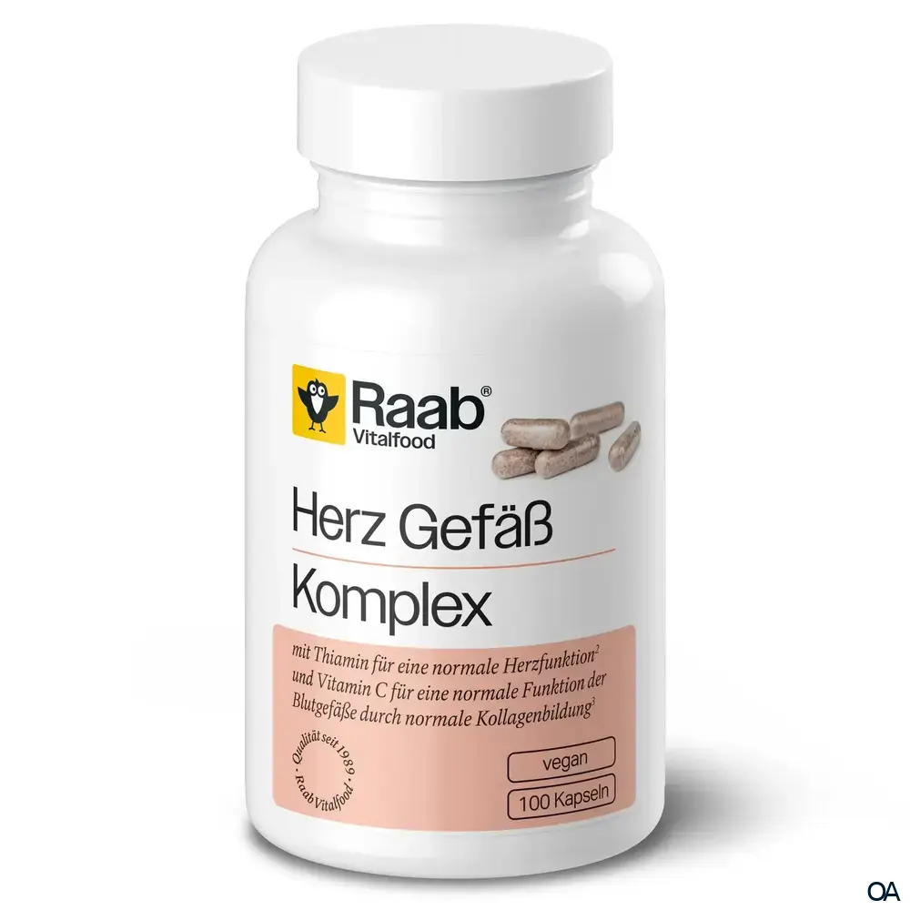 Raab® Vitalfood Herz Gefäß Komplex Kapseln