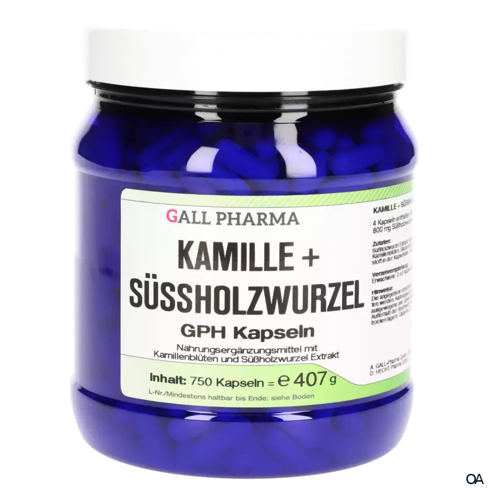 Gall Pharma Kamille + Süßholzwurzel Kapseln