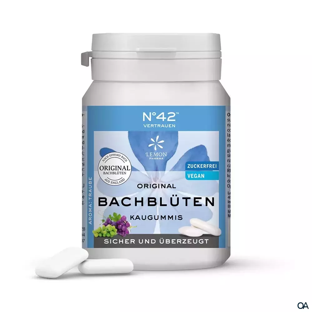 Lemon Pharma N°42 Original Bachblüten Kaugummi "Selbstvertrauen"