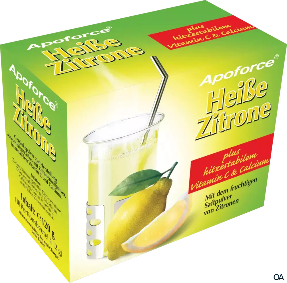 Apoforce® Heiße Zitrone Getränkepulver