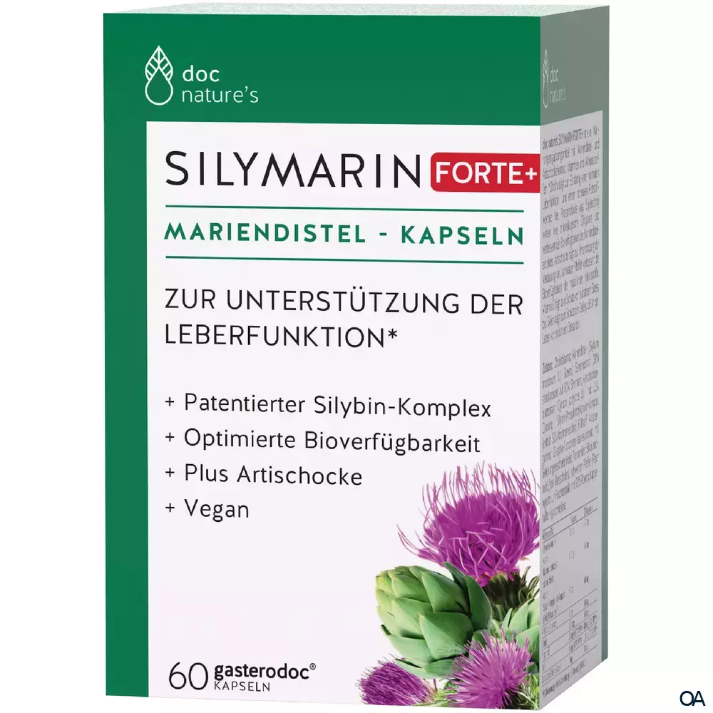 doc nature‘s SILYMARIN FORTE + Mariendistel-Kapseln