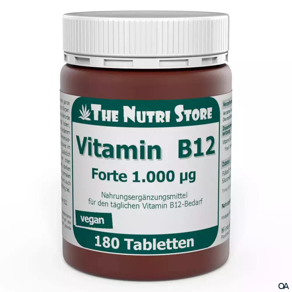 The Nutri Store Vitamin B12 Forte 1000 µg Tabletten