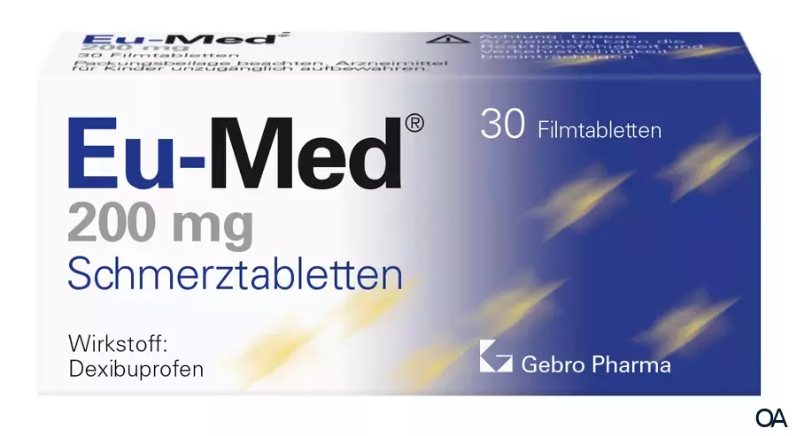 Eu-Med® 200mg Schmerztabletten