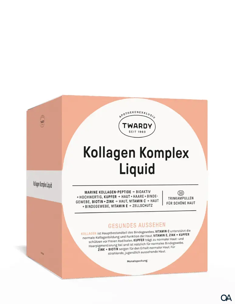 Twardy Kollagen Komplex Liquid Trinkampullen