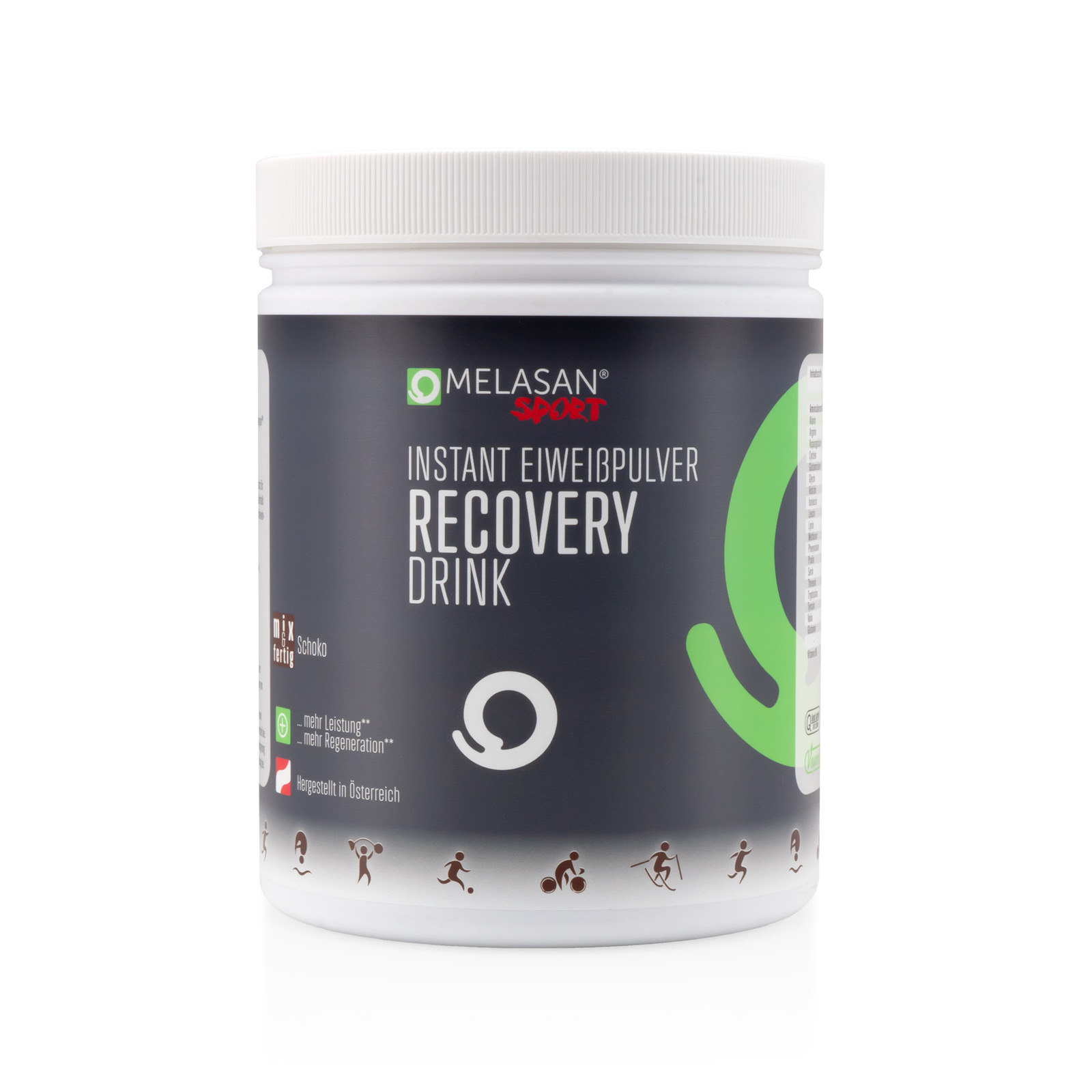 Melasan Sport Recovery Drink Pulver Schoko