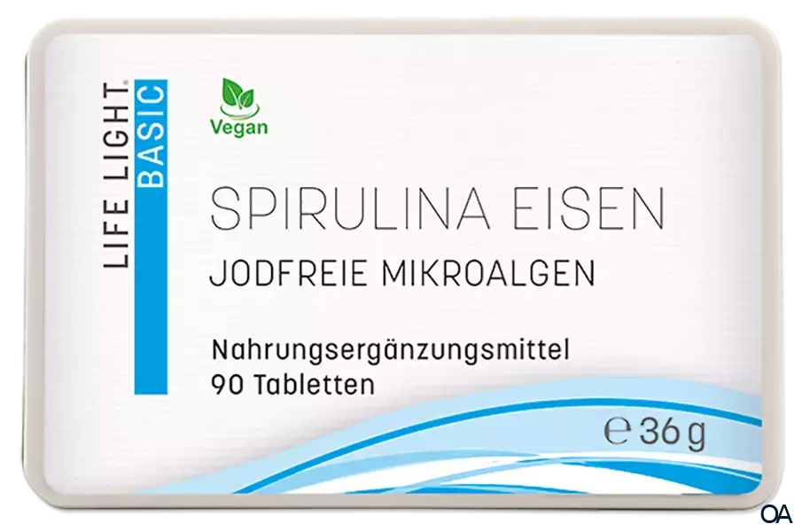 Life Light Basic Spirulina Eisen Tabletten