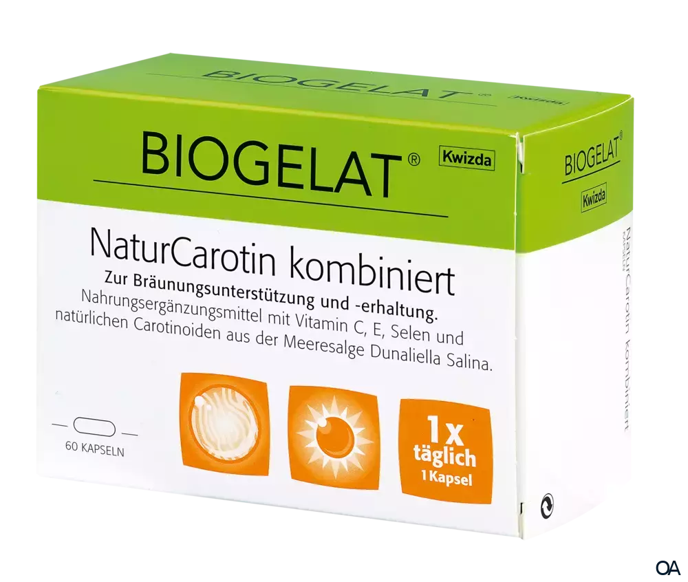 BIOGELAT® NaturCarotin kombiniert Kapseln BIOGELAT® NaturCarotin kombiniert Kapseln