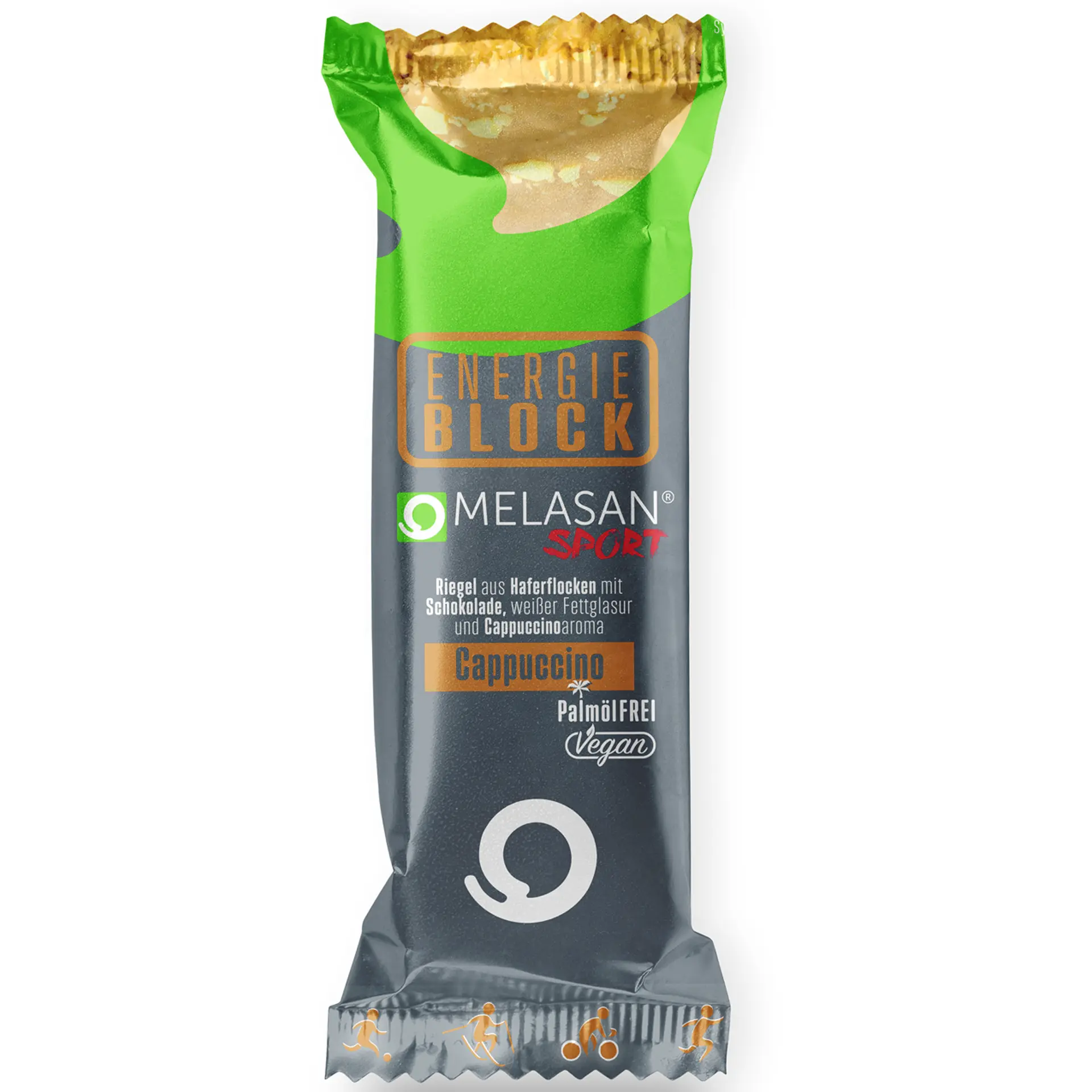 Melasan Sport Energieblock Cappuccino 65 g