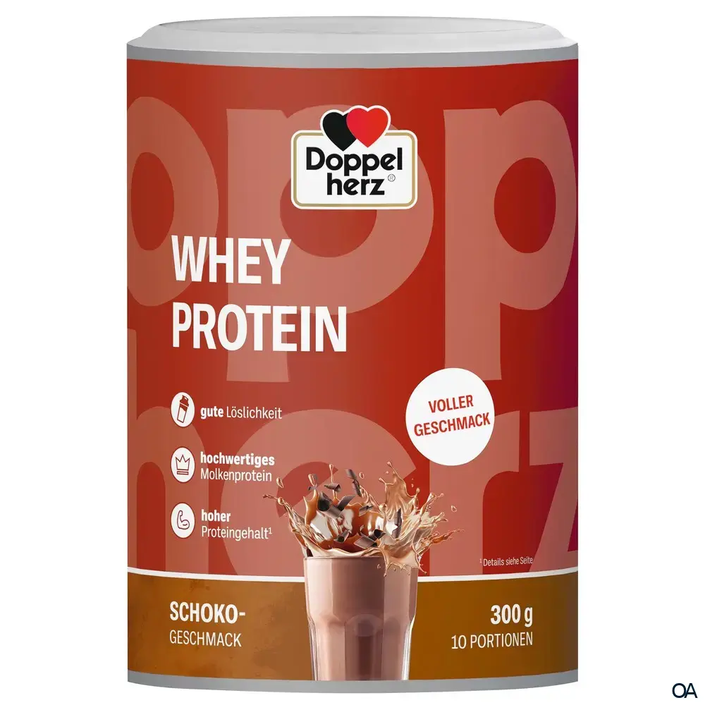 Doppelherz WHEY PROTEIN Schoko Pulver Doppelherz WHEY PROTEIN Schoko Pulver