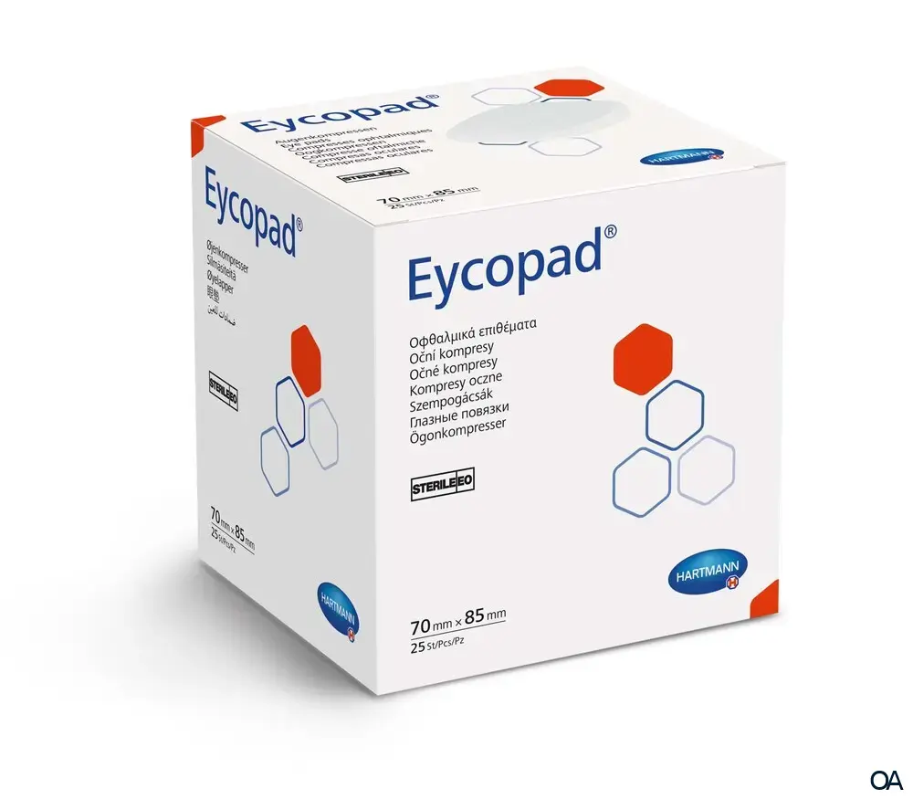 Eycopad® Augenkompresse steril, 70 x 85 mm