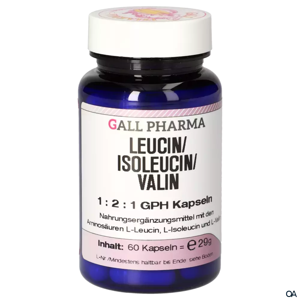 Gall Pharma Leucin / Isoleucin / Valin 1:2:1 Kapseln