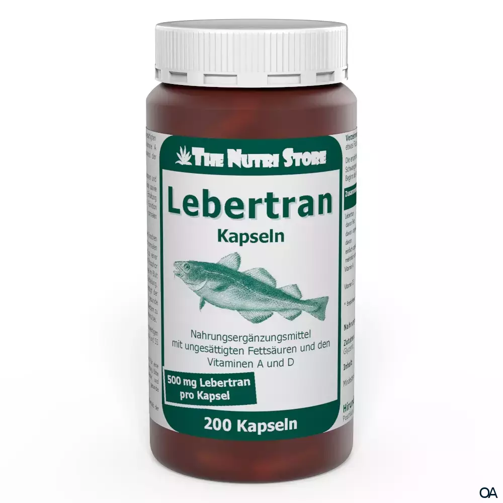 The Nutri Store Lebertran 500 mg Kapseln