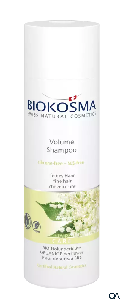 BIOKOSMA Shampoo Volume & Shine Holunderblüte