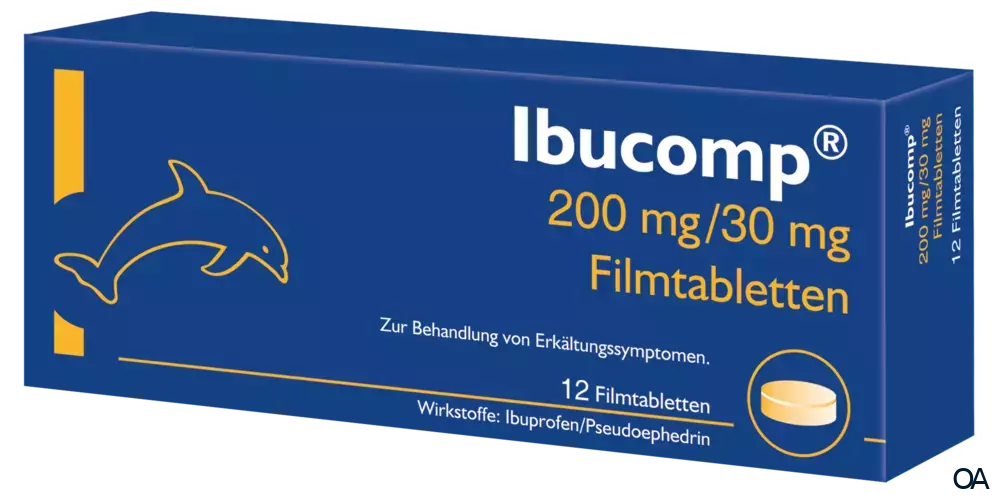 Ibucomp 200 mg/30 mg Filmtabletten 