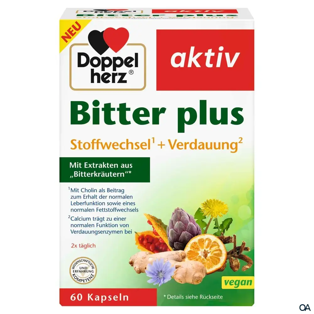 Doppelherz aktiv Bitter plus Kapseln