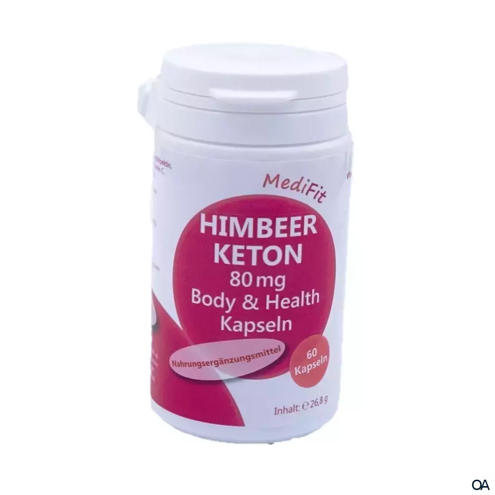 Himbeerketon 80 mg Body & Health Kapseln