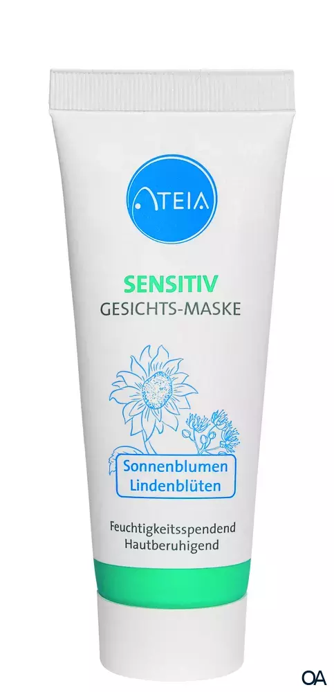 ATEIA® Sensitiv Gesichts-Maske mit Sonnenblumen und Lindenblüten