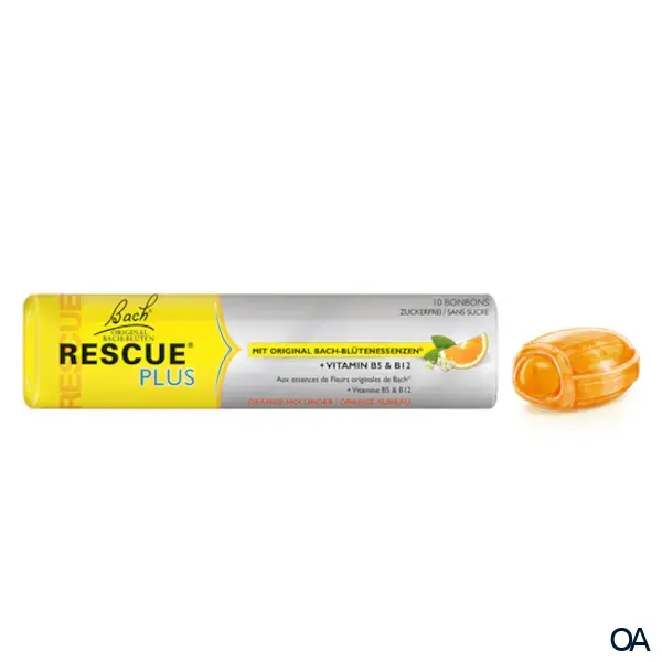 RESCUE® Plus Bonbons Orange-Holunder
