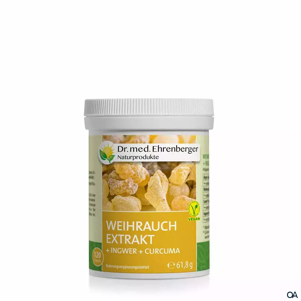 Dr. Ehrenberger Weihrauch Extrakt Kapseln (+Ingwer +Curcuma)