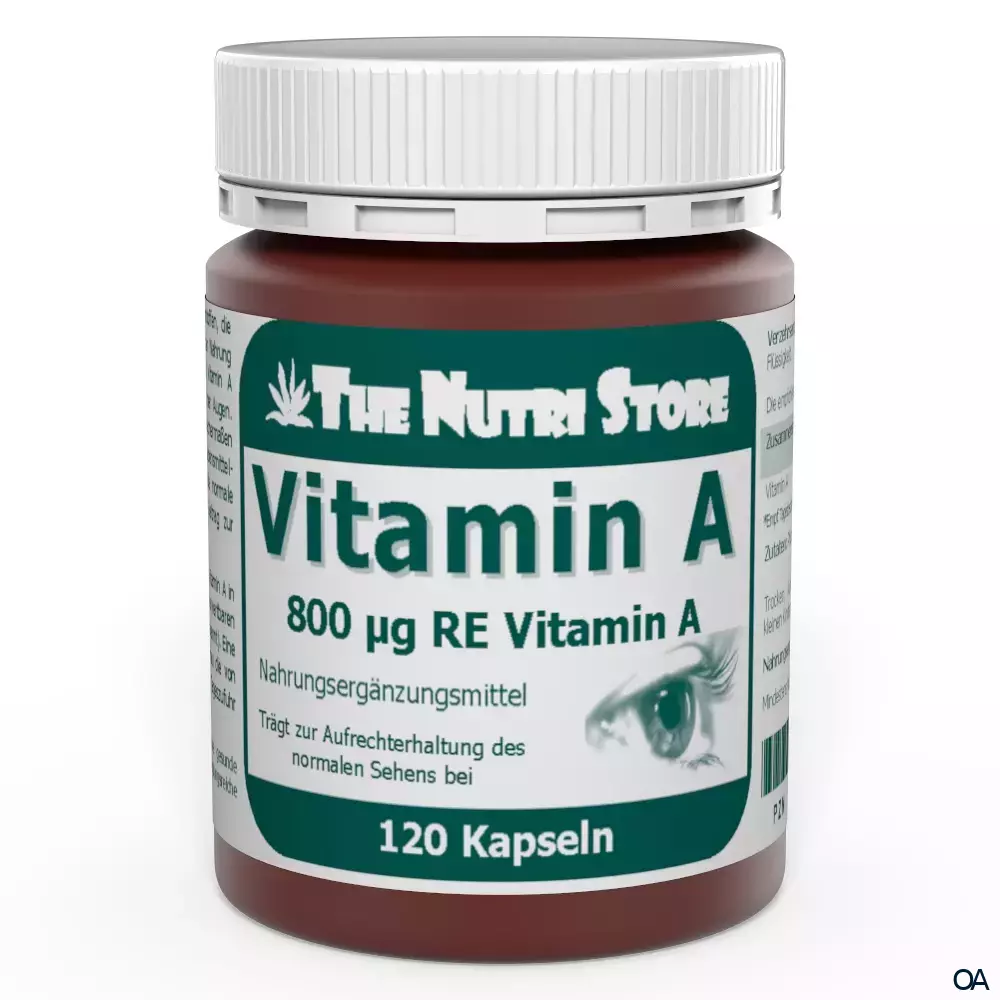 The Nutri Store Vitamin A 800 µg Kapseln