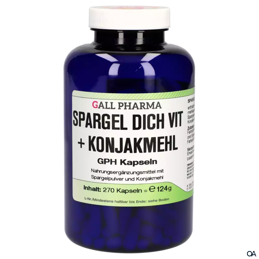 Gall Pharma Spargel Dich Vit + Konjak-Mehl Kapseln