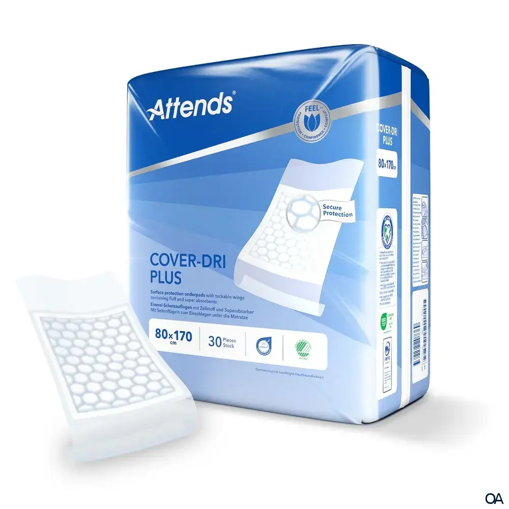 Attends Cover-Dri Plus Einmal-Schutzauflagen 80 x 170 cm