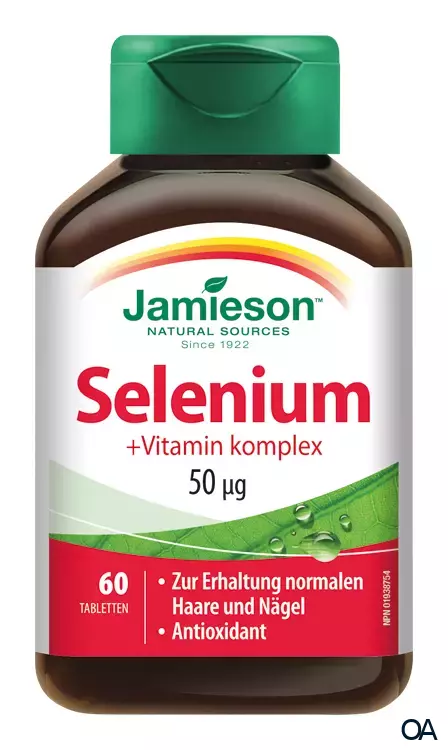 Jamieson Selenium + Vitaminkomplex 50 mg Tabletten