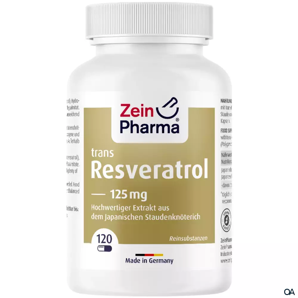 ZeinPharma Resveratrol 125 mg Kapseln