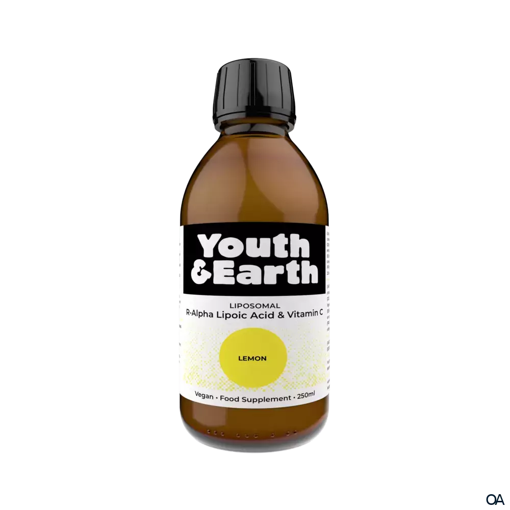 Youth & Earth Liposomale R-Alpha-Liponsäure + Vitamin C flüssig