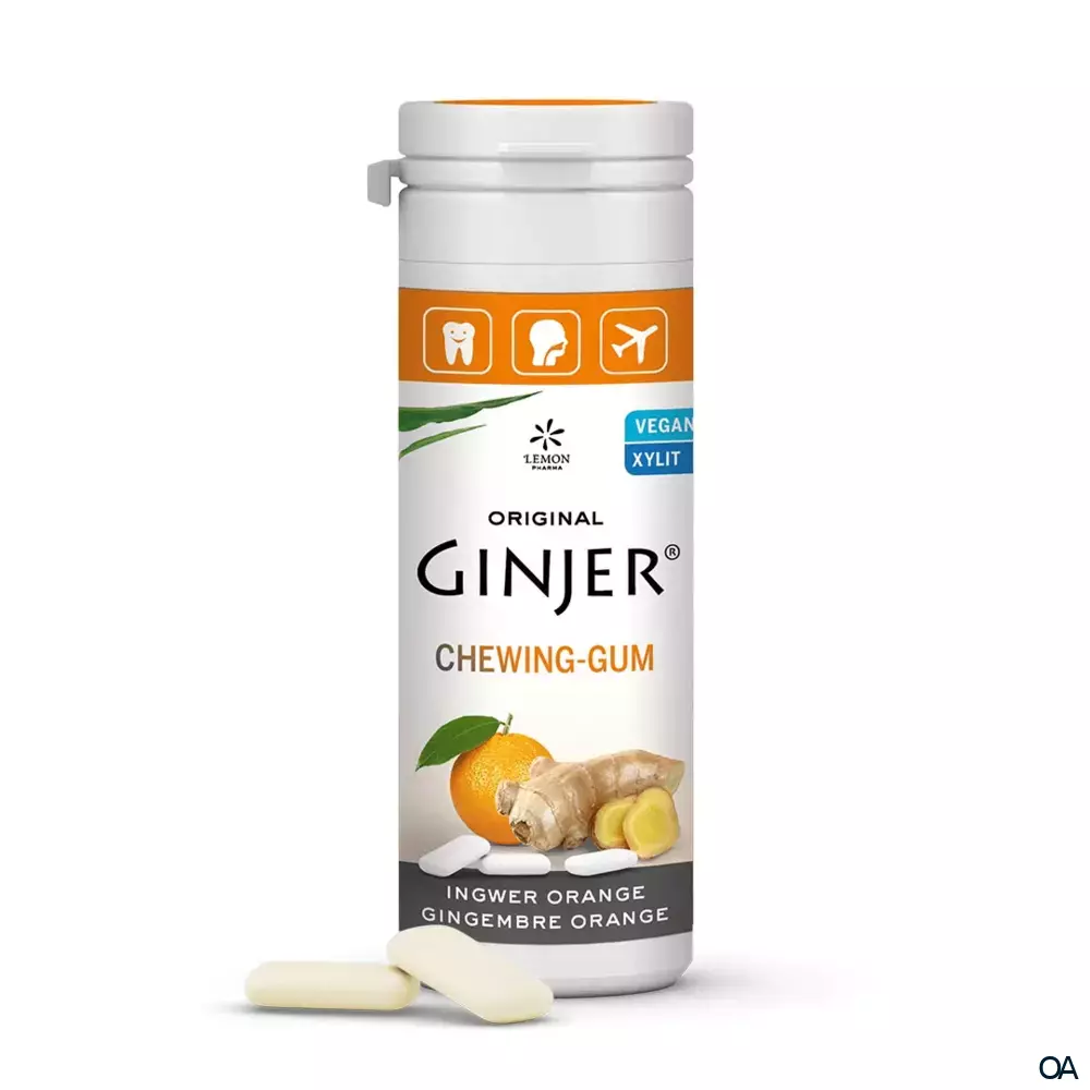 Lemon Pharma Ginjer® Ingwerkaugummi - Orange