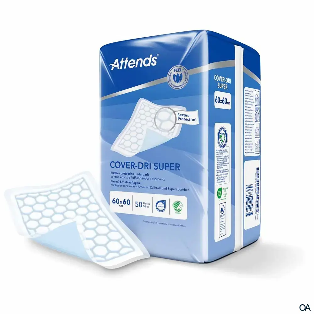 Attends Cover-Dri Plus Einmal-Schutzauflagen 60 x 60 cm