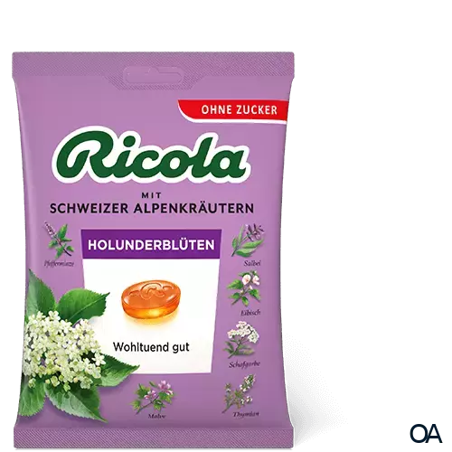 Ricola Holunderblüten Bonbons Zuckerfrei Beutel