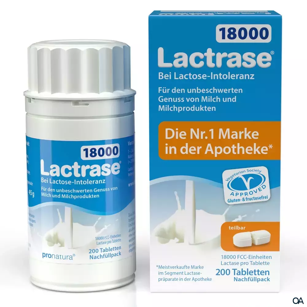 Lactrase® 18000 FCC Tabletten Nachfüllpack