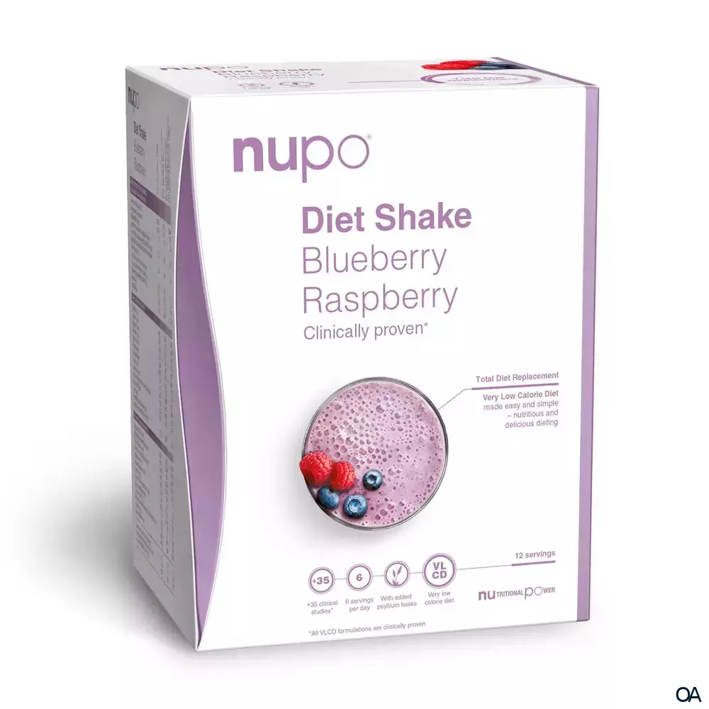 Nupo Diet Shake Blueberry Raspberry