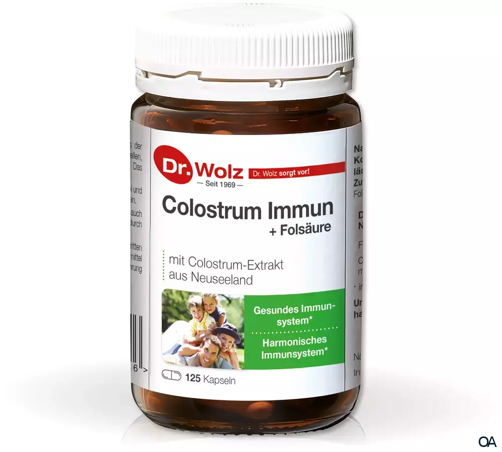 Dr. Wolz Colostrum Immun + Folsäure Kapseln