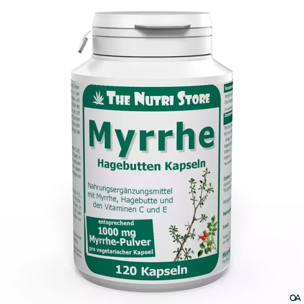 The Nutri Store Myrrhe Hagebutten Kapseln