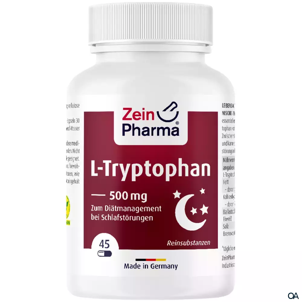 ZeinPharma L-Tryptophan 500 mg Kapseln