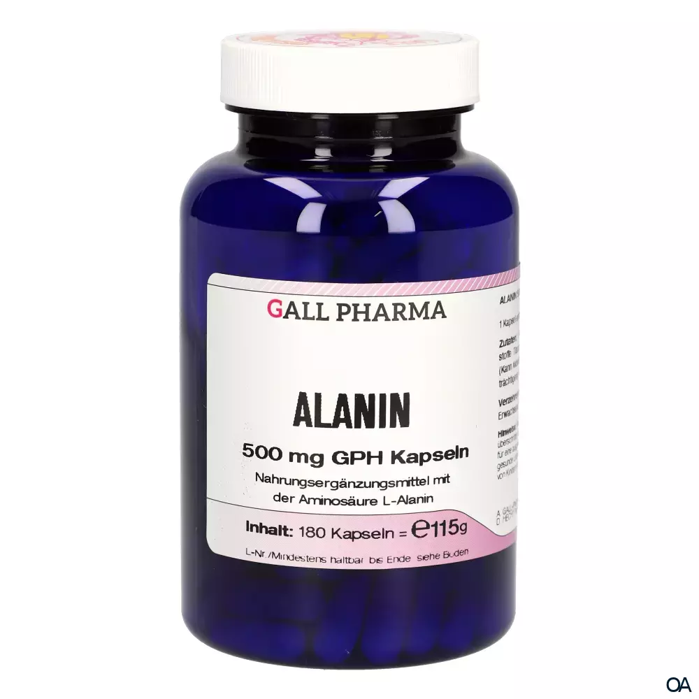 Gall Pharma Alanin 500 mg Kapseln