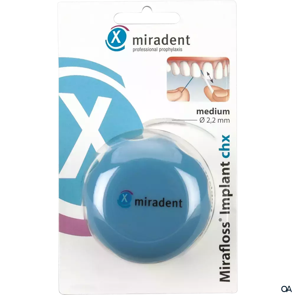 Miradent Mirafloss Implant CHX 50 Stk.