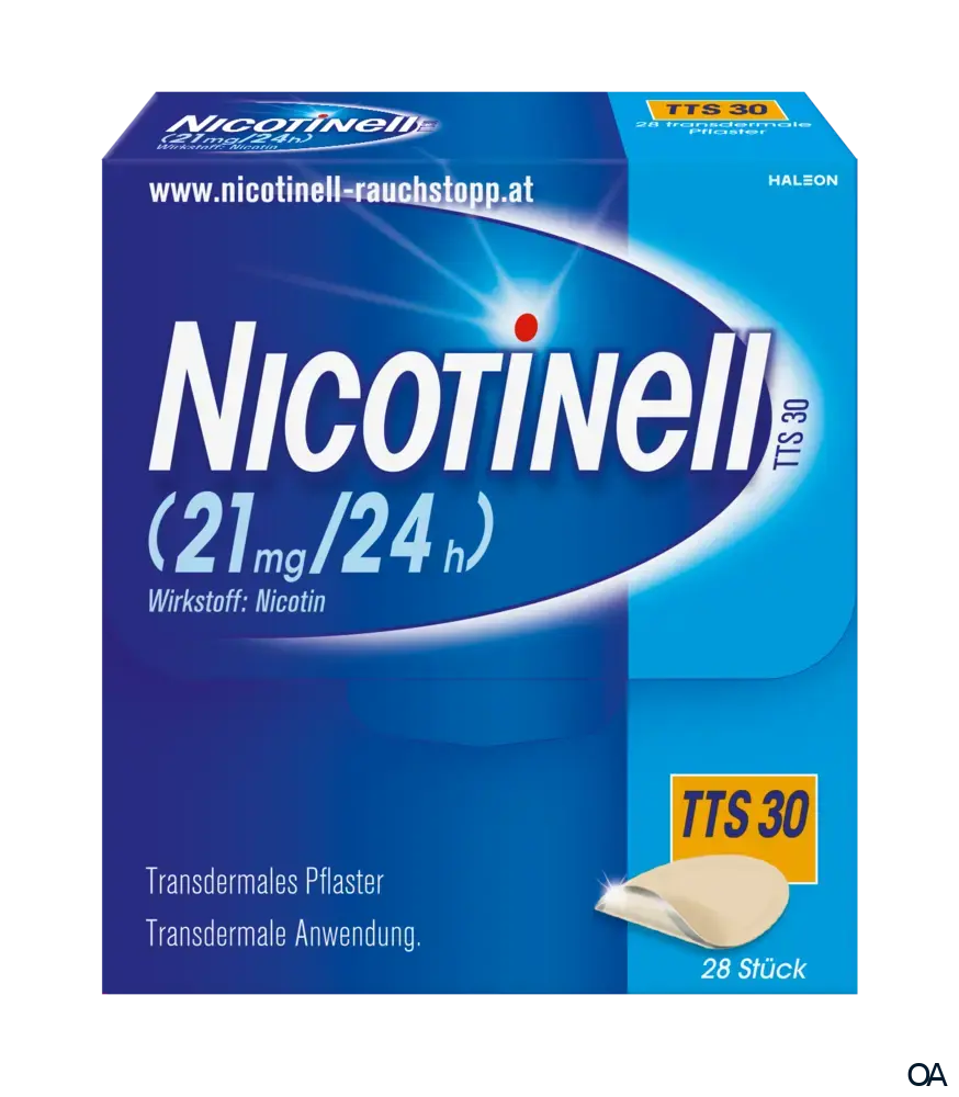 Nicotinell® TTS 30 (21 mg/24 h) transdermale Pflaster