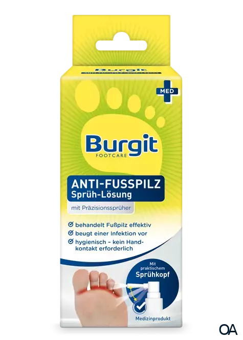 Burgit Footcare Anti-Fußpilz Sprüh-Lösung