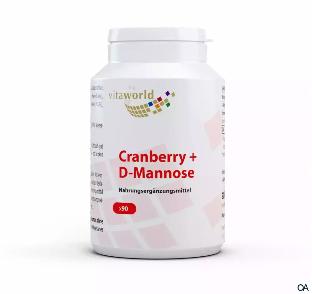 Vitaworld Cranberry + D-Mannose + L-Methionin Kapseln