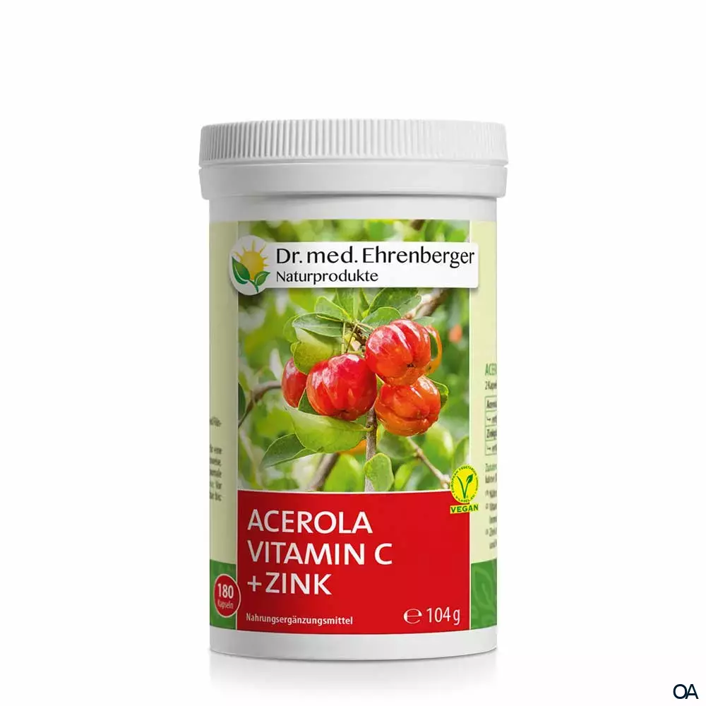 Dr. Ehrenberger Acerola Vitamin C + Zink Kapseln