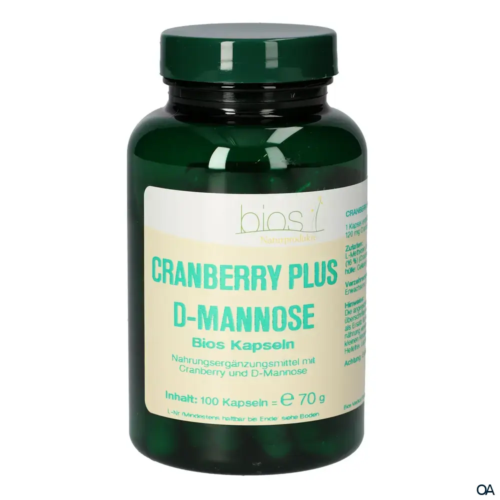 Bios Cranberry Plus D-Mannose Kapseln Bios Cranberry Plus D-Mannose Kapseln