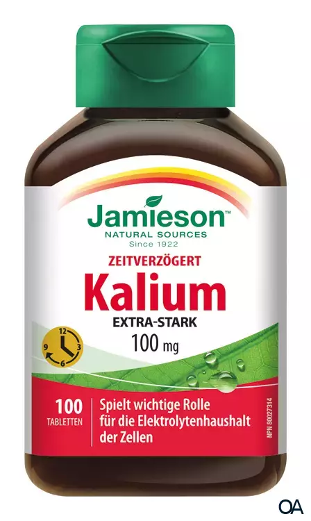 Jamieson Kalium 100 mg zeitverzögert Tabletten