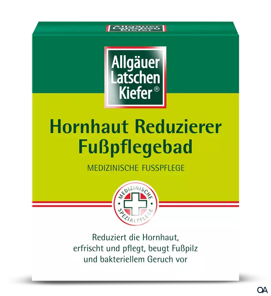 Allgäuer Latschenkiefer® Hornhaut Reduzierer Fußpflegebad 10 x 10g