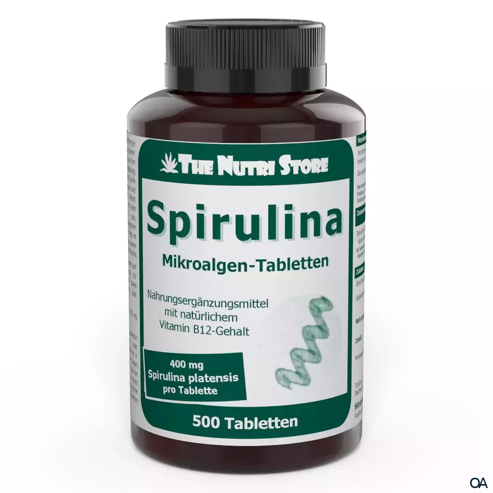 The Nutri Store Spirulina Mikroalgen Tabletten