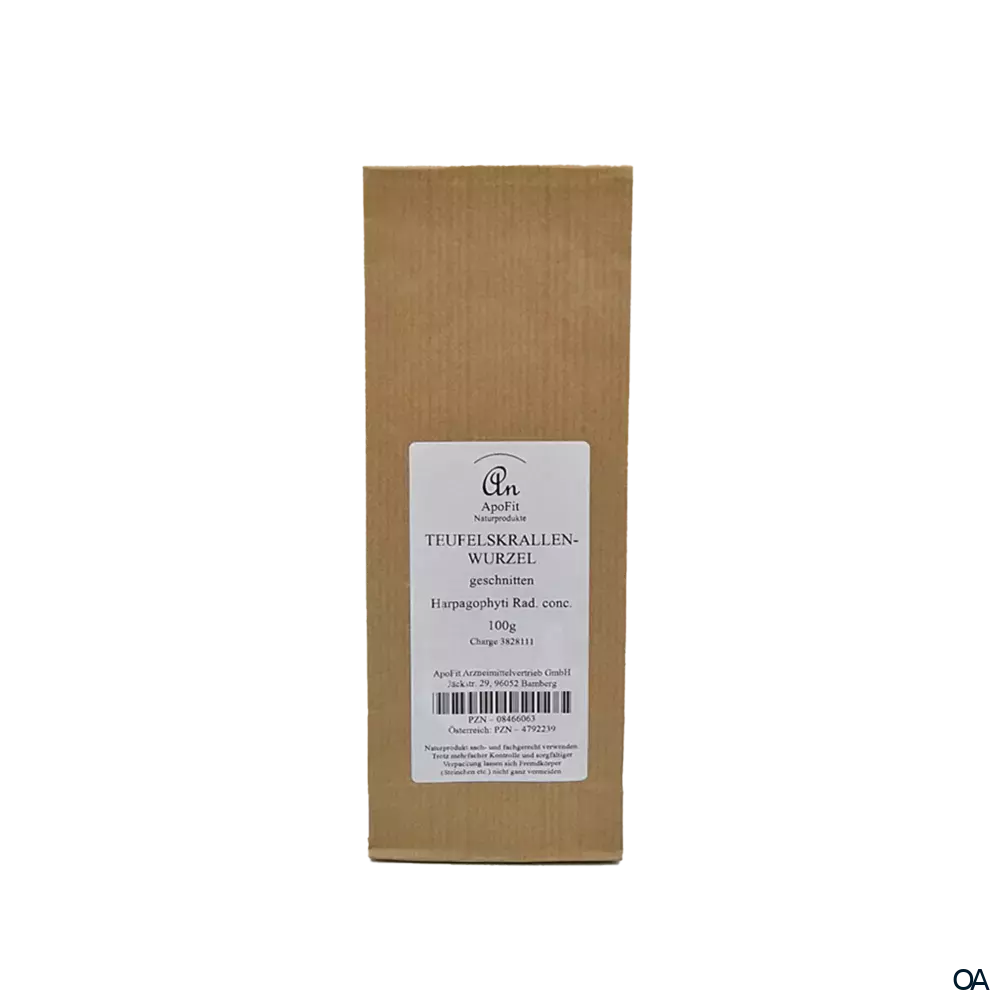 ApoFit Teufelskrallenwurzel geschnitten