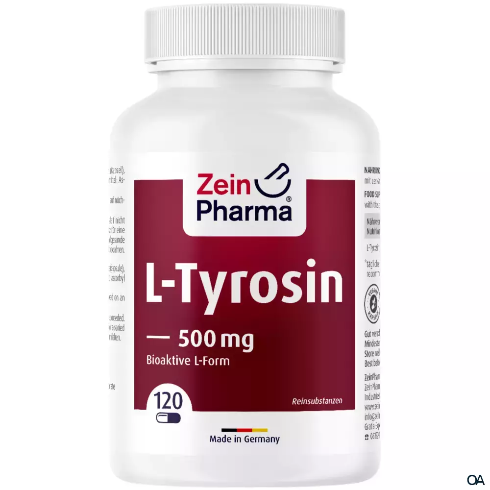 ZeinPharma L-Tyrosin 500 mg Kapseln